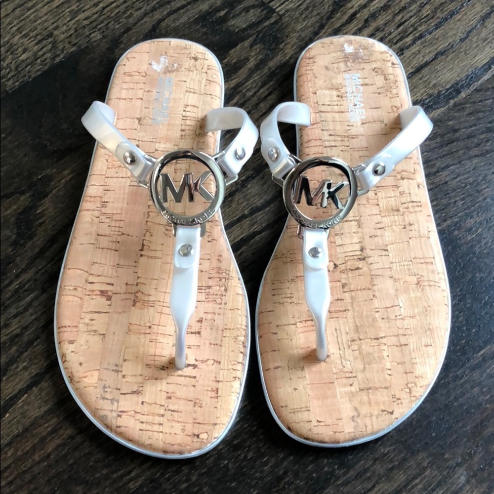 Michael Kors Charm Jelly Thong Sandals